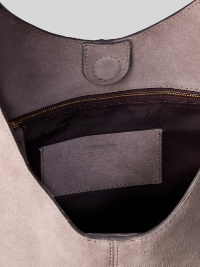 CK Calvin Klein Henkeltasche aus echtem Leder mit Label-Prägung Taupe 3