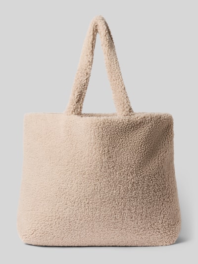 Marc O'Polo Shopper mit Teddy-Oberfläche Taupe 3