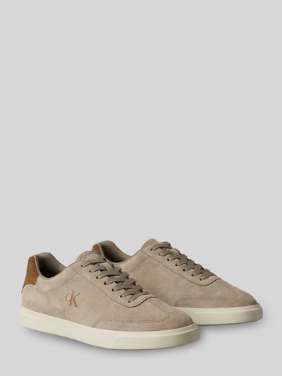 CK Calvin Klein Sneaker aus echtem Rindvelours  Beige 1