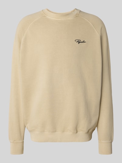 Pegador Sweatshirt mit Label-Stitching Offwhite 2