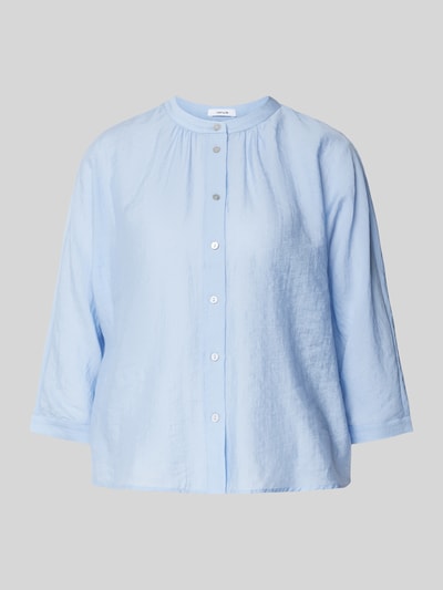 OPUS Slim Fit Bluse mit 3/4-Arm Modell 'Fabell' Hellblau 2