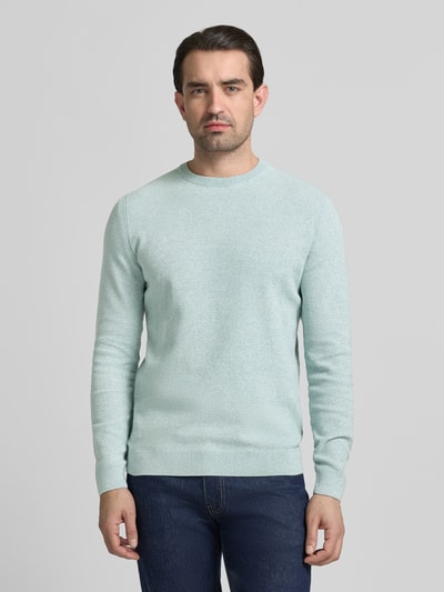 Tom Tailor Regular Fit Strickpullover aus reiner Baumwolle Mint 4