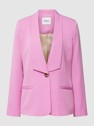 Saint Tropez Blazer met sjaalkraag Felroze - 2