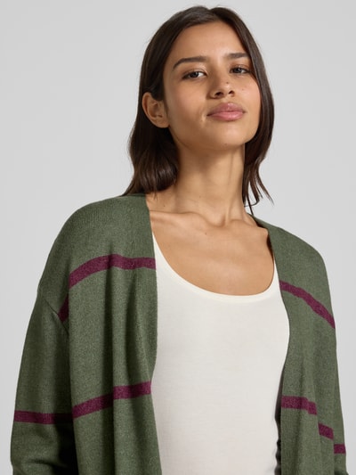 Christian Berg Woman Kurtka z dzianiny z mieszanki wiskozy Oliwkowy melanż 3