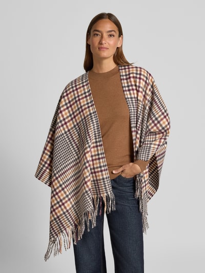 comma Stola mit Fransen Beige 4