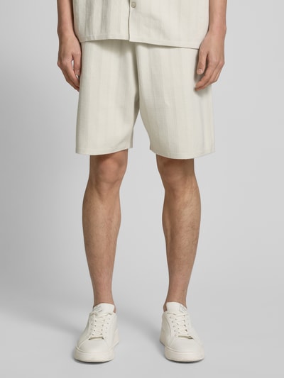 CK Calvin Klein Regular Fit Shorts mit Strukturmuster Sand 4