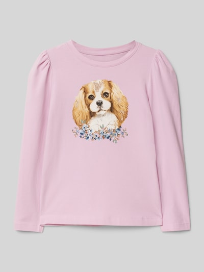 Name It Longsleeve mit Rundhalsausschnitt Modell 'MONI' Rosa 1