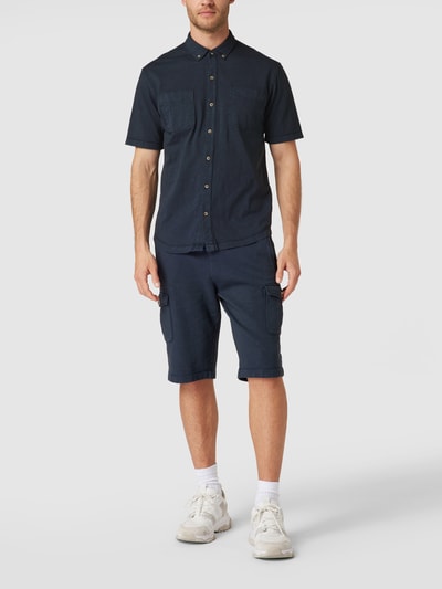 Tom Tailor Vrijetijdsoverhemd met button-downkraag Marineblauw - 1