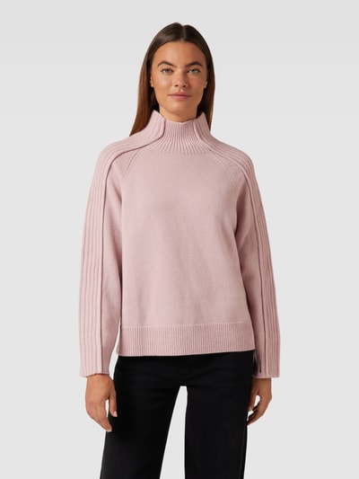 Calvin Klein Womenswear Strickpullover mit Stehkragen Rose 4