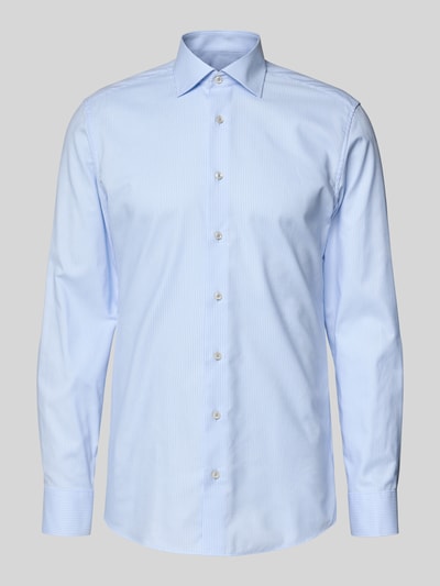 ETERNA Slim Fit Business-Hemd mit Kentkragen Bleu 2