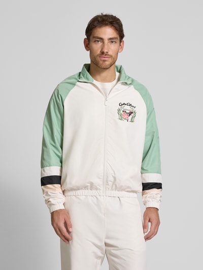 CARLO COLUCCI Sweatjack met opstaande kraag Offwhite - 4