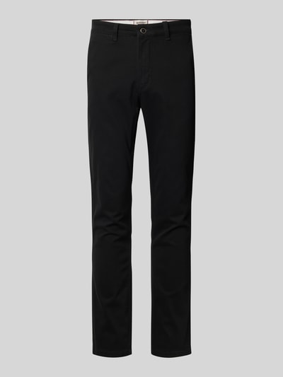 Jack & Jones Slim fit broek met steekzakken, model 'MARCO' Zwart - 2
