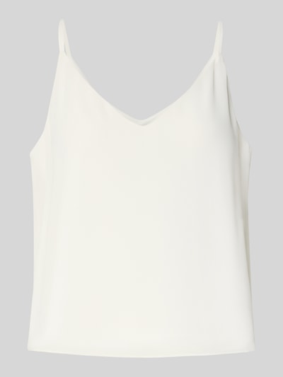 Christian Berg Cocktail Top bluzkowy o luźnym kroju z dekoltem w serek Écru 2