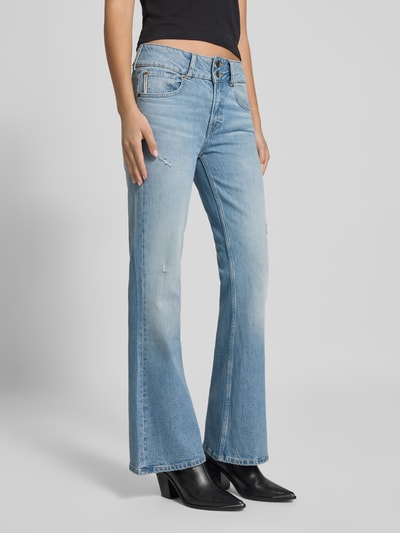 Pepe Jeans Flared Jeans aus Baumwoll-Mix Modell 'VENUS' Hellblau 4