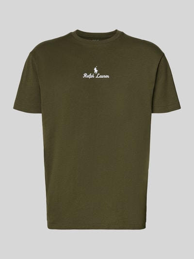 Polo Ralph Lauren T-shirt met labelstitching Olijfgroen - 2