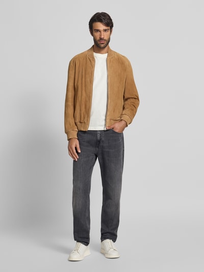 Tommy Hilfiger Tapered Fit Jeans aus reiner Baumwolle Dunkelgrau 1