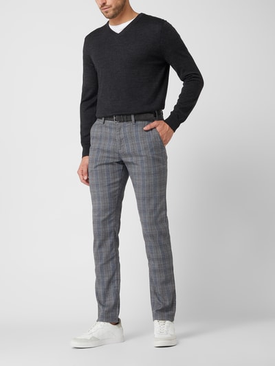 Christian Berg Men Pullover aus Wollmischung  Anthrazit meliert 1