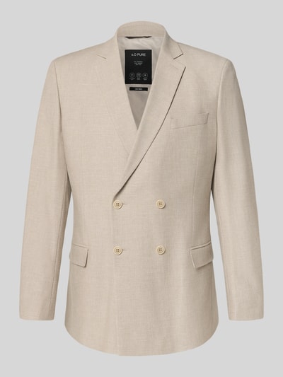 s.Oliver BLACK LABEL regular fit colbert met linnen Beige - 2