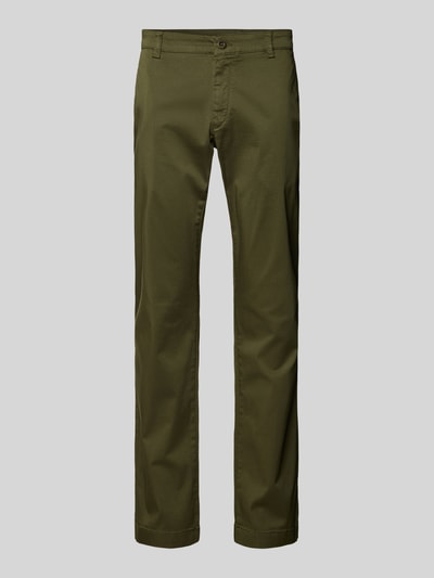 Carl Gross Chino met steekzakken, model 'Tomme' Lichtgroen - 2