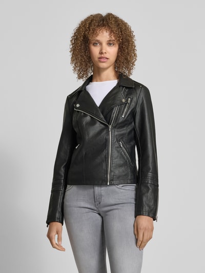 Only Bikerjacke in Leder-Optik Modell 'Gemma' Black 4
