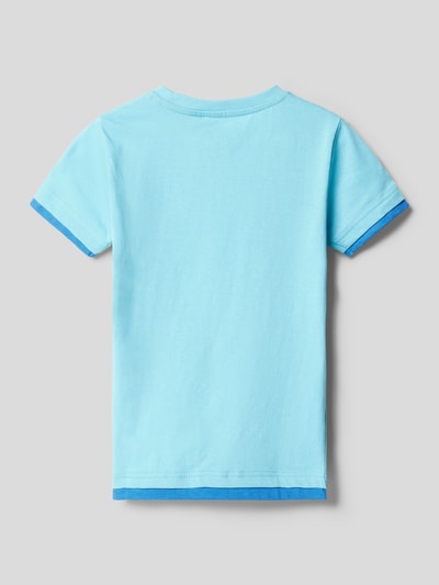 Blue Seven T-shirt met motiefprint Lichtturquoise - 3