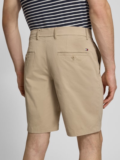 Tommy Hilfiger Regular Fit Bermudas aus Baumwoll-Mix Beige 3
