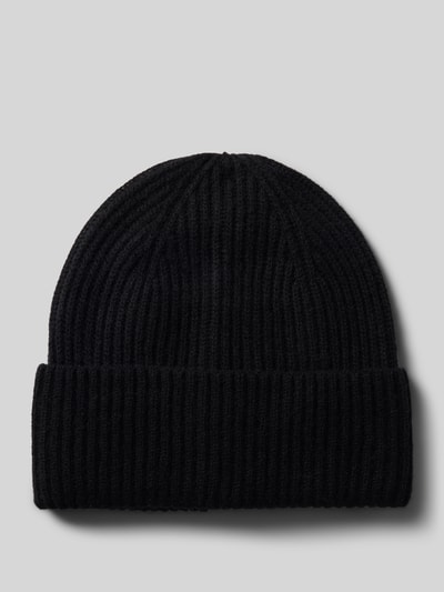 Jack & Jones Beanie van een mix van katoen en kasjmier, model 'COPENHAGEN' Zwart - 1