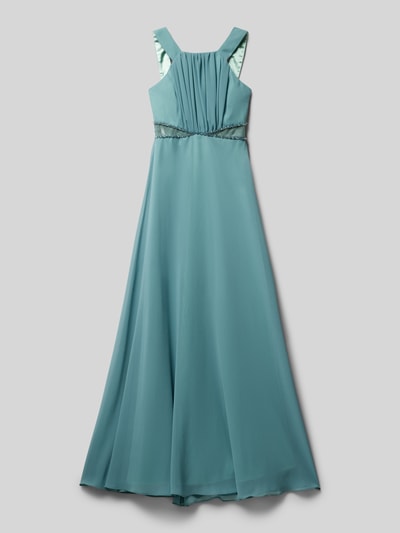 G.O.L. Abendkleid mit Zierperlenbesatz Mint 1