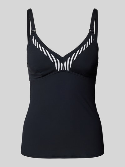 Esprit Tankini-Oberteil in Ripp-Optik Modell 'BONDI' Black 1