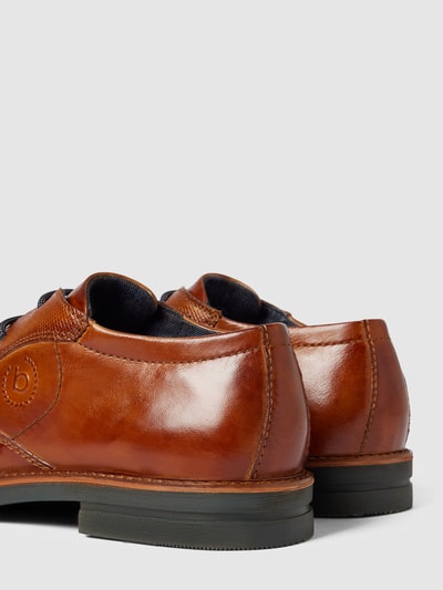 Derby Bugatti Homme - Cuir Avec Insertion Textile - Design Classique Et Confortable