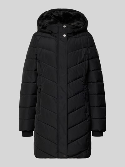 NAUTGÅRD Gewatteerde lange jas met Sorona® Aura-vulling
 Zwart - 2