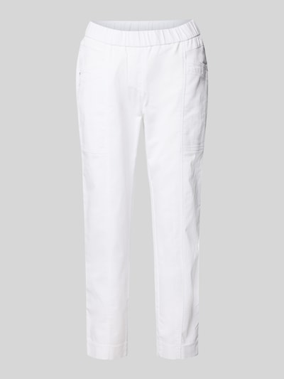 TONI Regular Fit Jogpants mit verkürztem Schnitt Modell 'Sue' Weiss 2