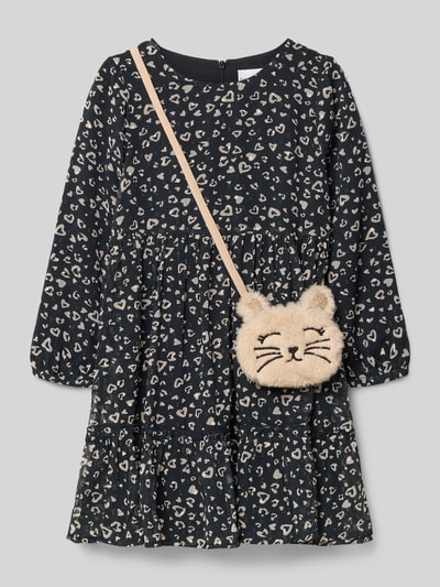 Happy Girls Midikleid mit Raffungen Black 1
