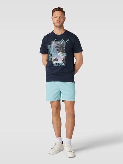 Tom Tailor T-Shirt mit Motiv-Print Marine 1