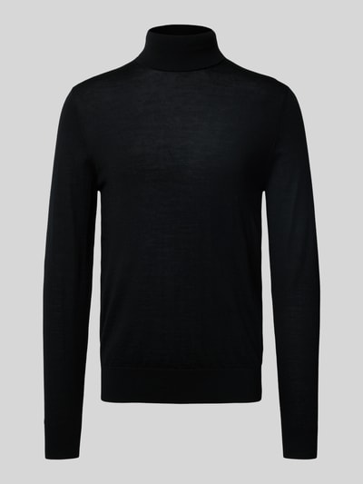 Tiger Of Sweden Strickpullover mit Rollkragen Modell 'Neville' Black 2