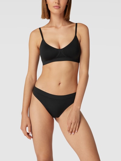 Calvin Klein Underwear Bralette mit Label-Detail Schwarz 1