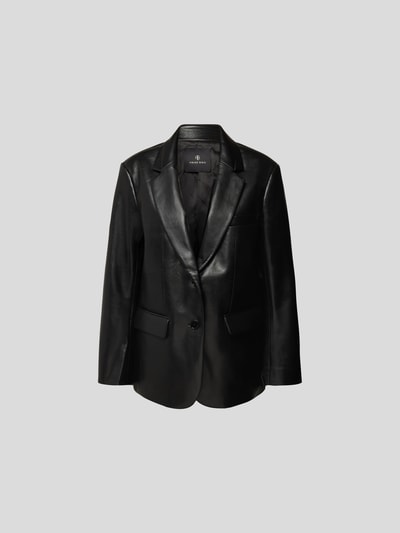 Anine Bing Blazer in Leder-Optik Black 2