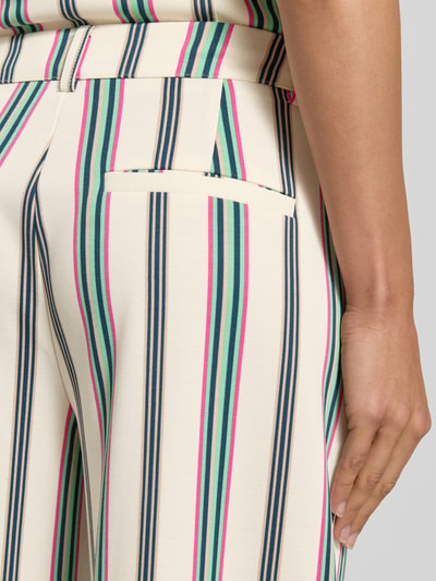 ICHI Hose im Allover-Look Modell 'KATE PRINT' Beige 3