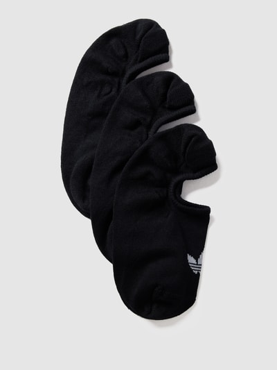 adidas Originals Low Cut Sneakersocken aus elastischem Baumwoll-Mix Black 1