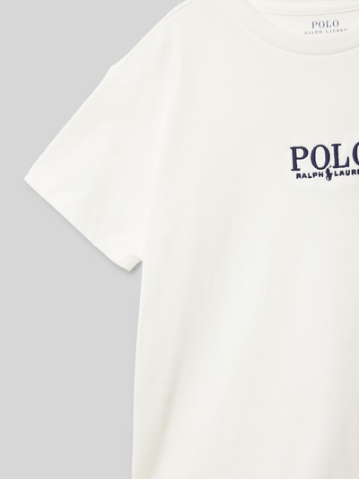 Polo Ralph Lauren Teens T-Shirt mit Label-Print Offwhite 2