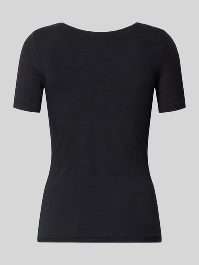 Hanro T-Shirt mit Rundhalsausschnitt Modell 'SOFT TOUCH' Black 3