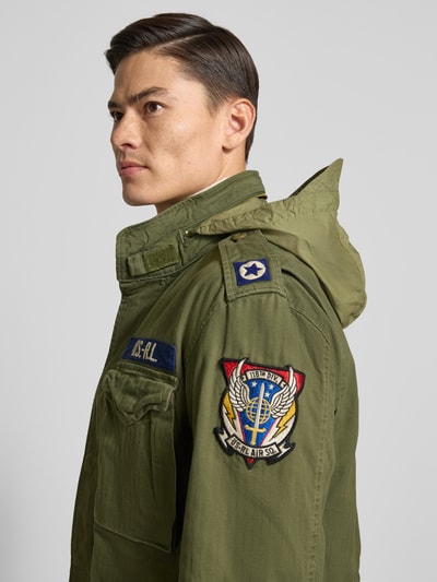 Polo Ralph Lauren Fieldjack met afneembare capuchon Olijfgroen - 3