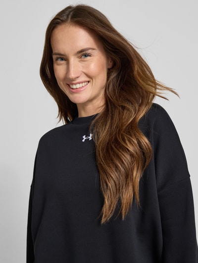 Under Armour Oversized Sweatshirt mit gerippten Abschlüssen Black 3