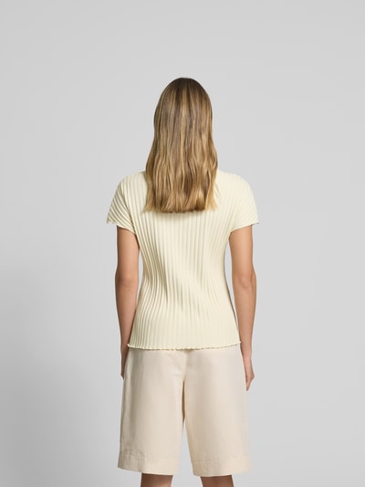 Filippa K T-Shirt in Strick-Optik Weiss 5