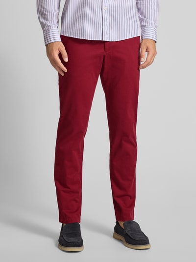 Christian Berg Men Chino mit Gesäßtaschen Kirsche 4