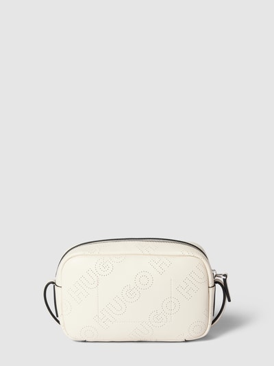 HUGO Crossbody Bag mit Logo-Muster Modell 'Chris' Offwhite 4