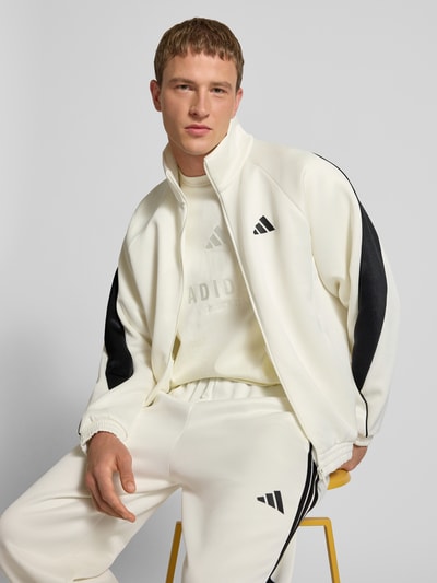 adidas Sportswear Sweatjacke mit Logo und Stehkragen Offwhite 3
