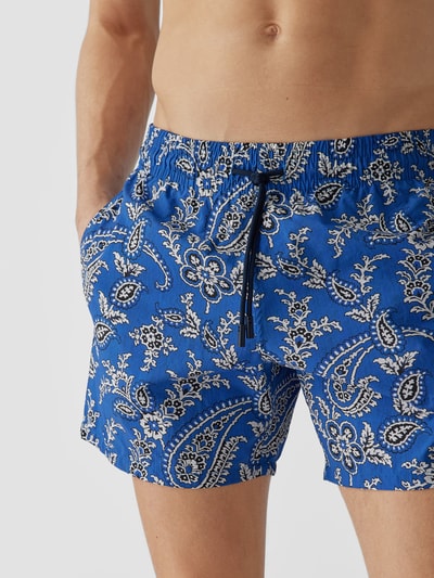 Etro Badehose im Paisley-Dessin Blau 6