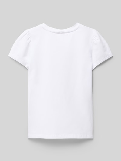Name It T-Shirt mit Rundhalsausschnitt Modell 'HANI' Weiss 3