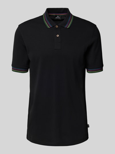 PAUL SMITH Regular Fit Poloshirt mit Knopfleiste Black 2